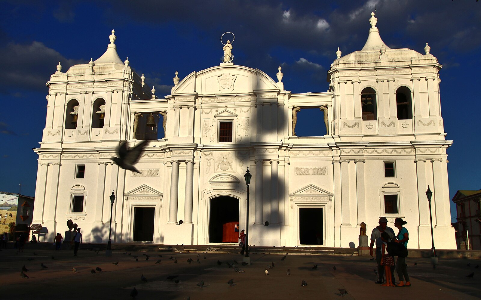 Leon cathedral Nicaragua city