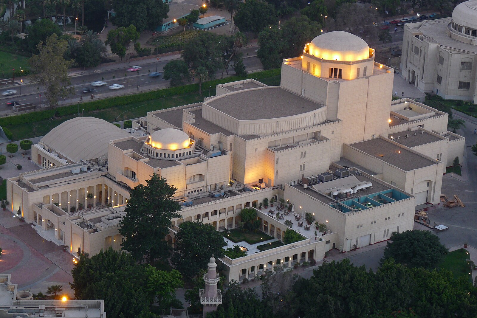 The Cairo Opera House on Gezira island in Cairo, Egypt
