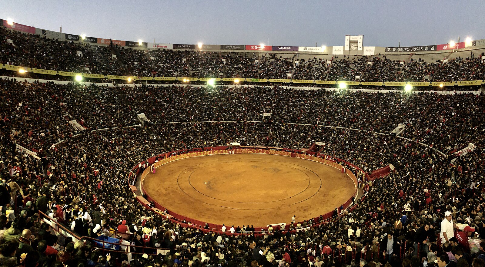 The Plaza de Toros Mexico bullring in Mexico City