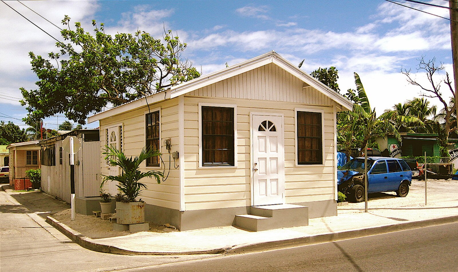 Bajan chattel house Barbados
