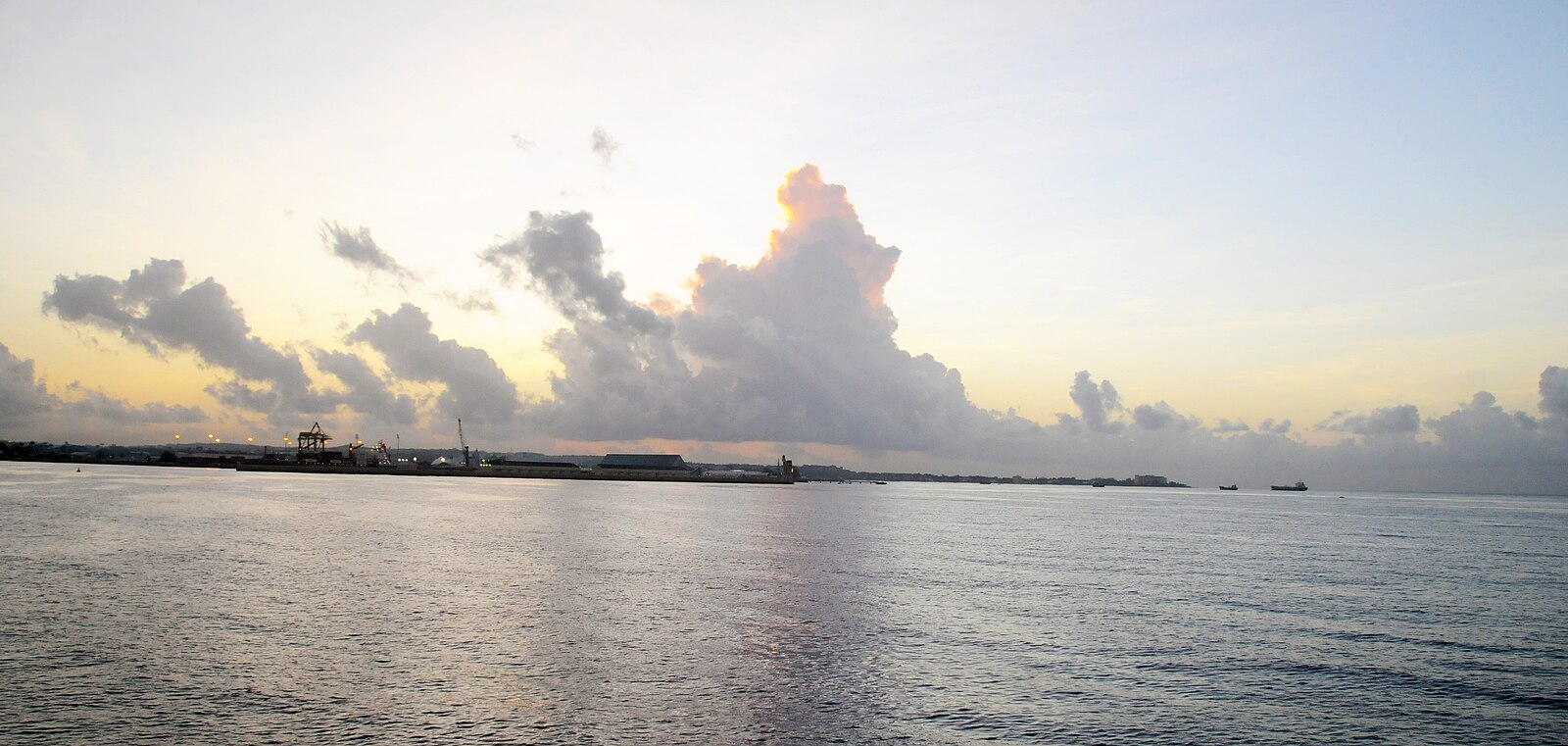Bridgetown harbour Barbados approach