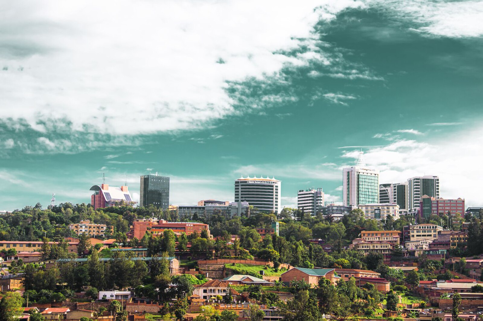 A view of Kigali, the capital of Rwanda