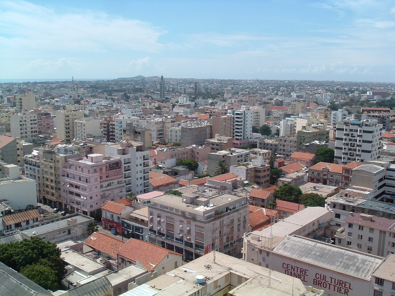 Rooftops of central Dakar, capital of Senegal, where the Senegal private sector dialogue took place