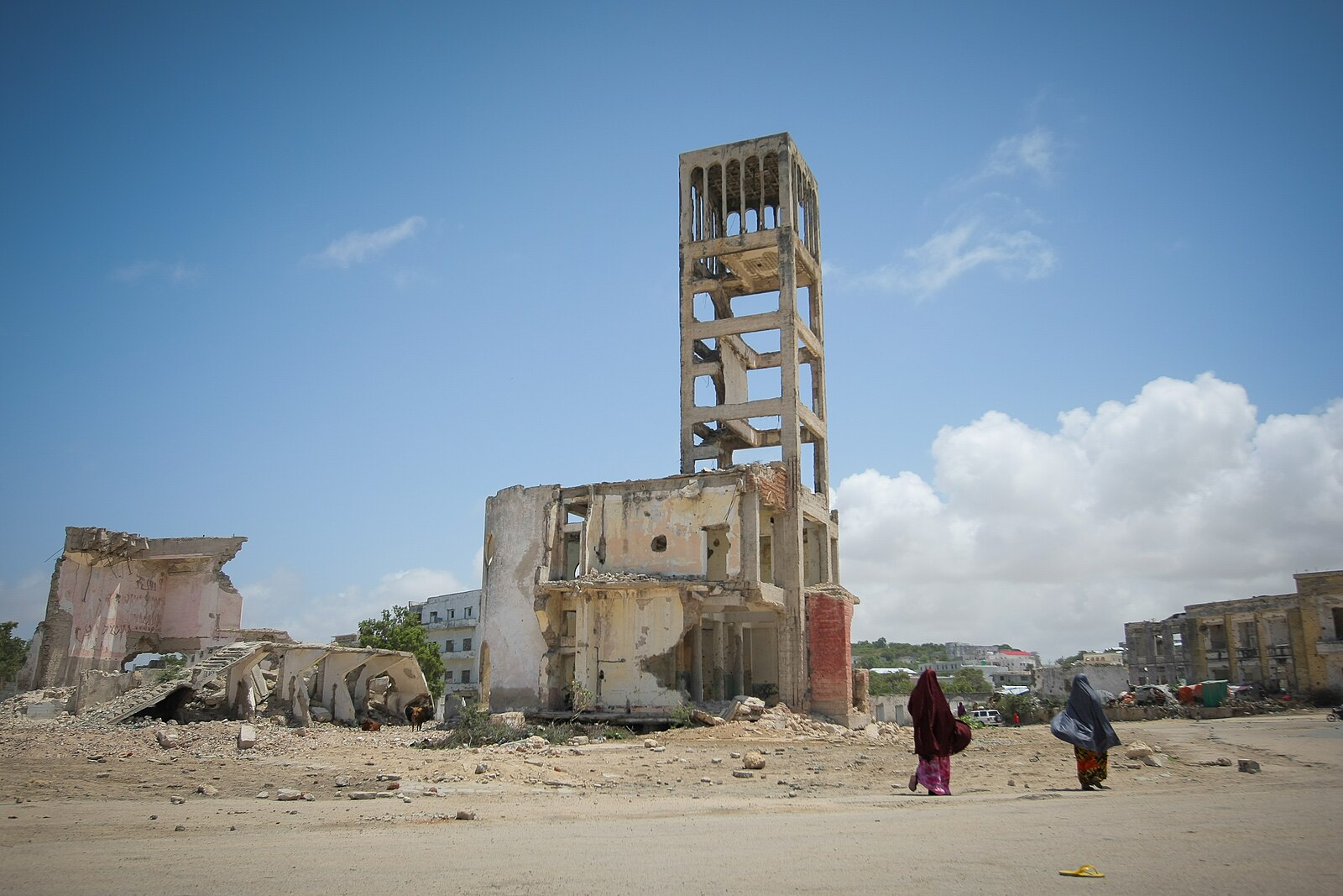 A view of Mogadishu, the capital of Somalia