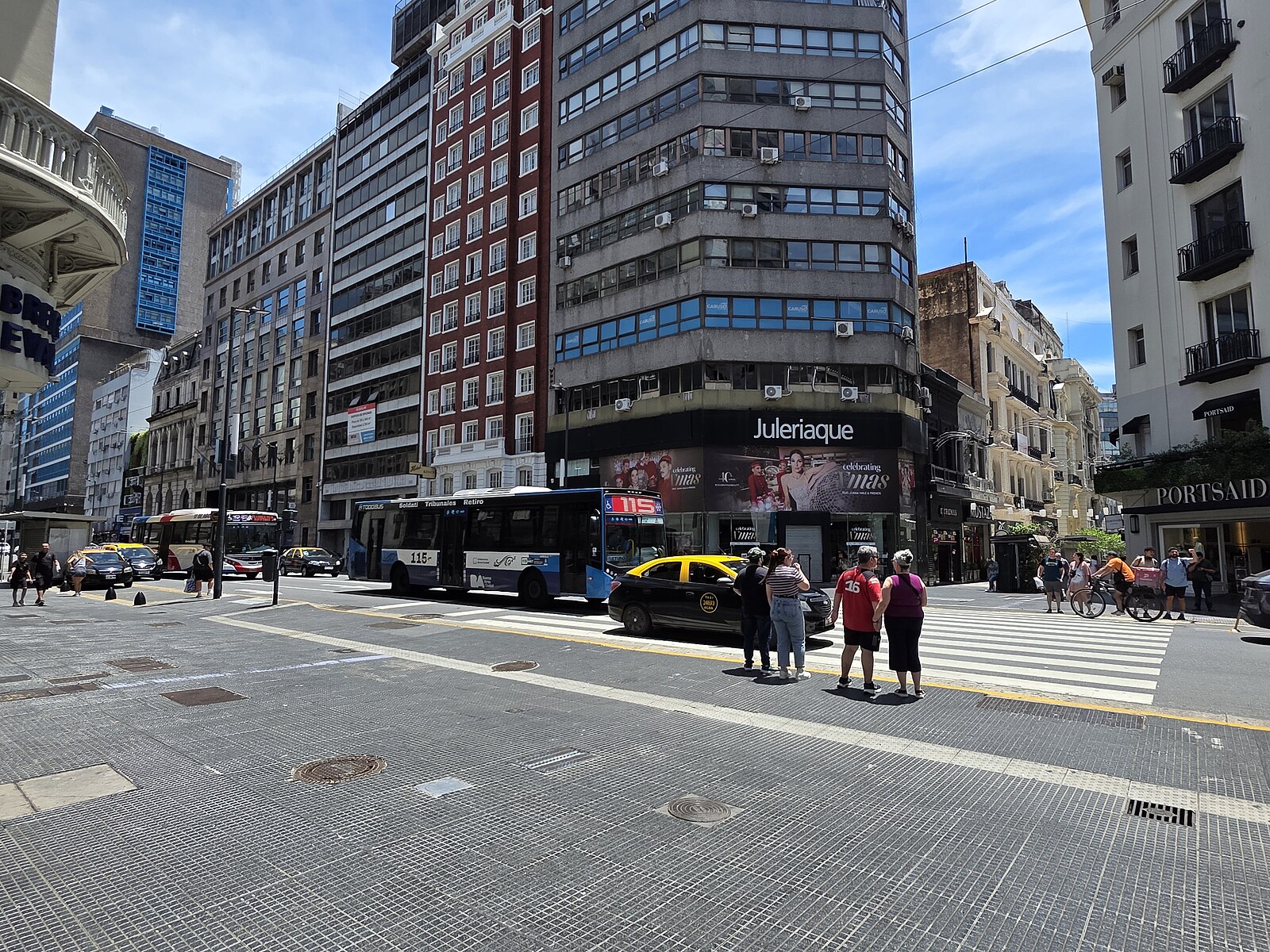 Calle Florida in Buenos Aires, Argentina, where money changers operate
