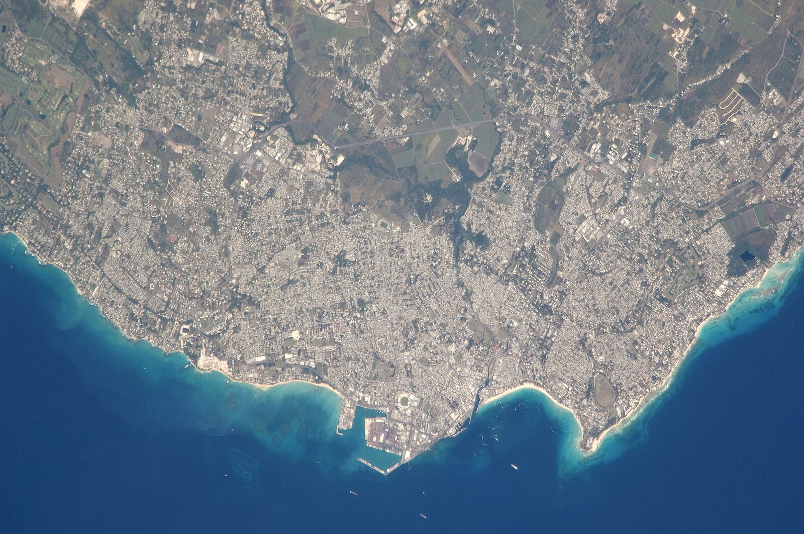 Bridgetown Barbados city view
