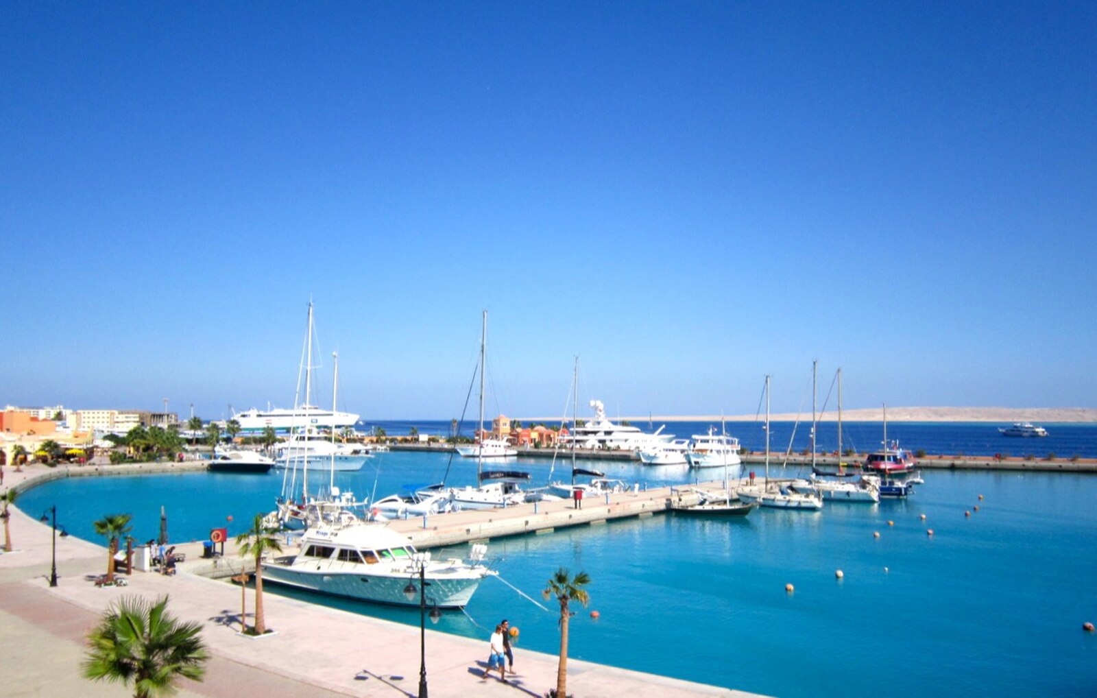 Hurghada marina Red Sea Egypt