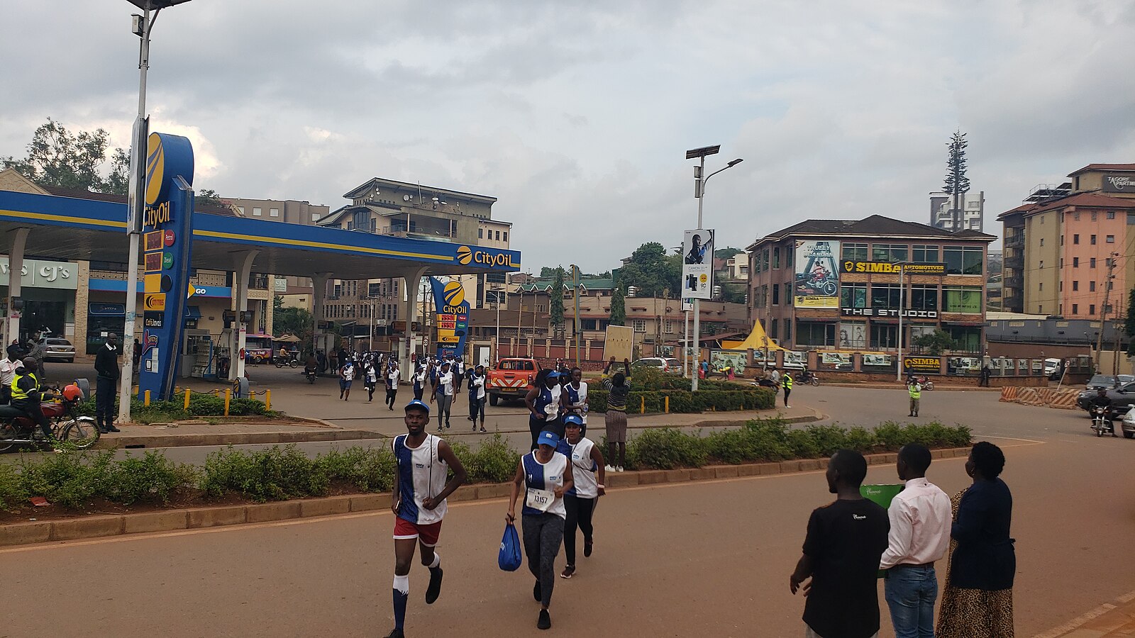 A street view of Kampala, the capital of Uganda