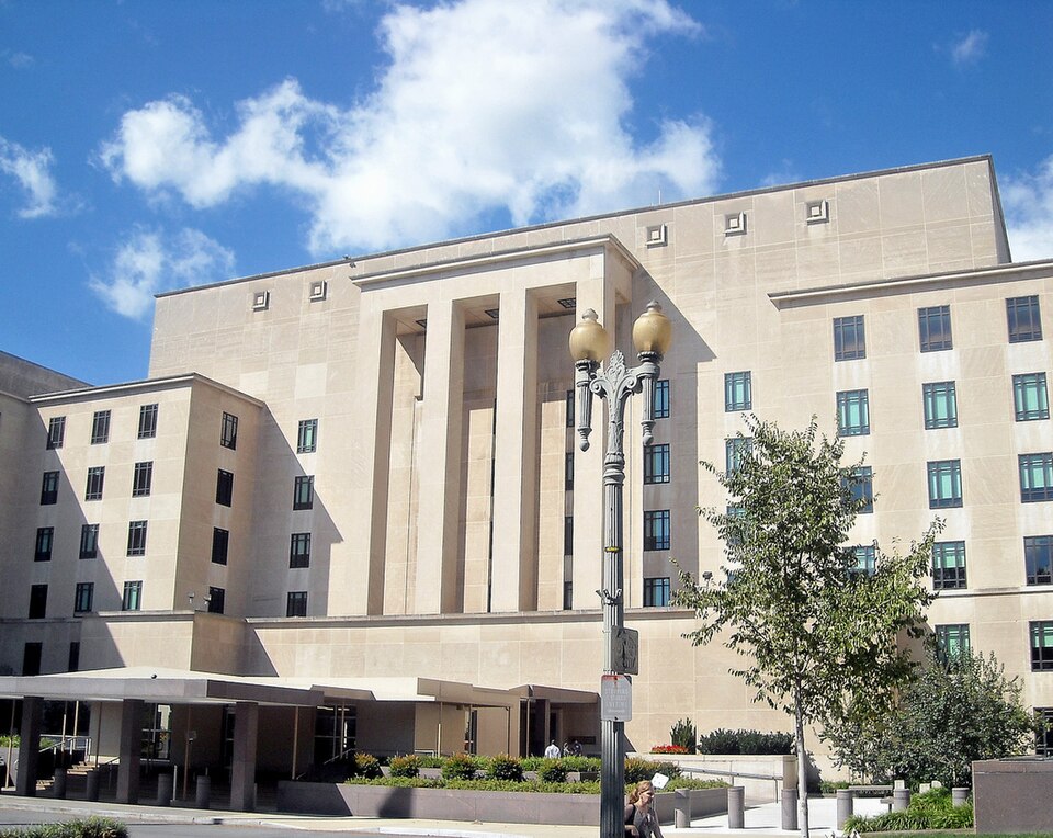 The Harry S Truman Building in Washington, headquarters of the State Department behind US terror designations