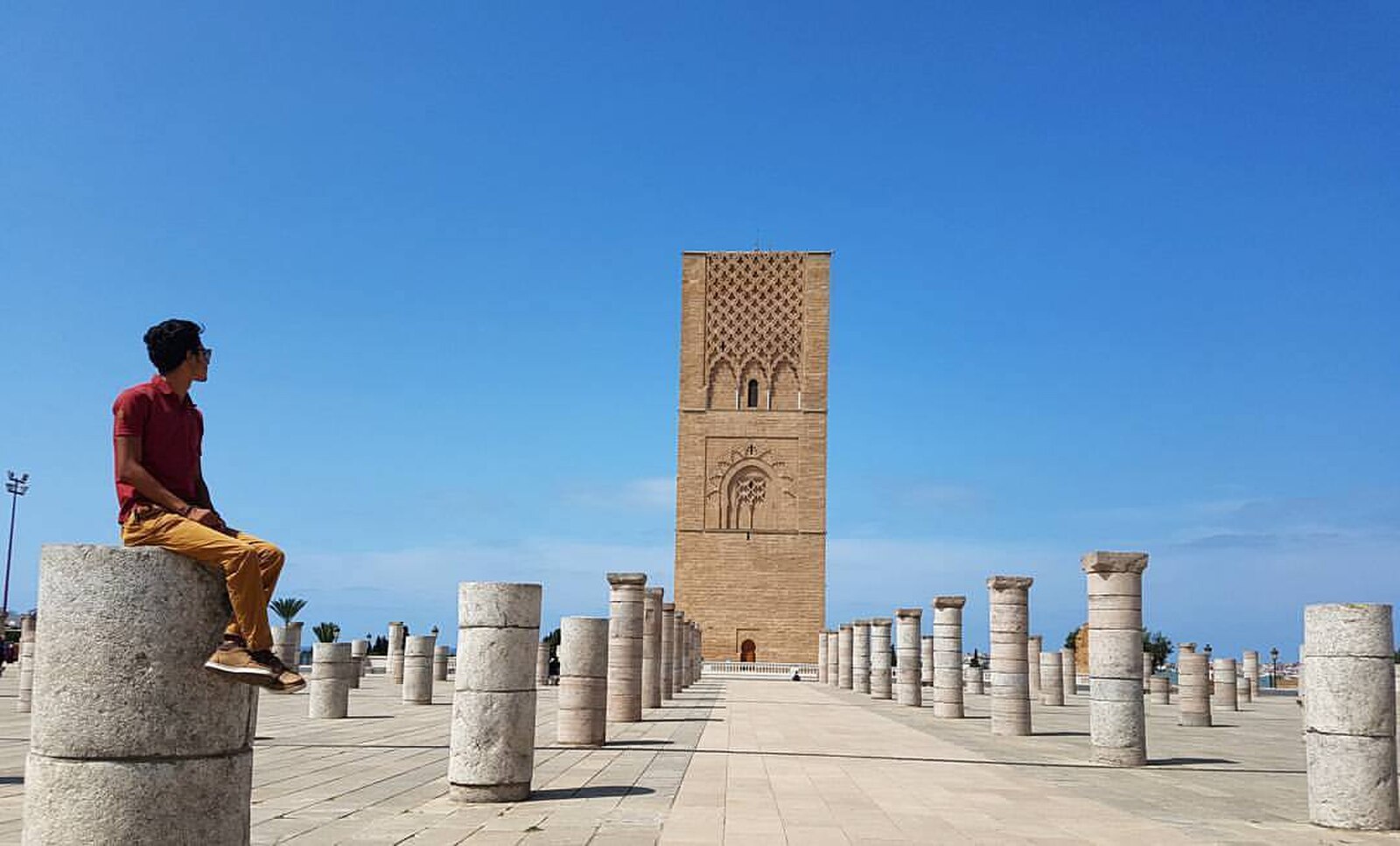 The Hassan Tower in Rabat, the capital of Morocco