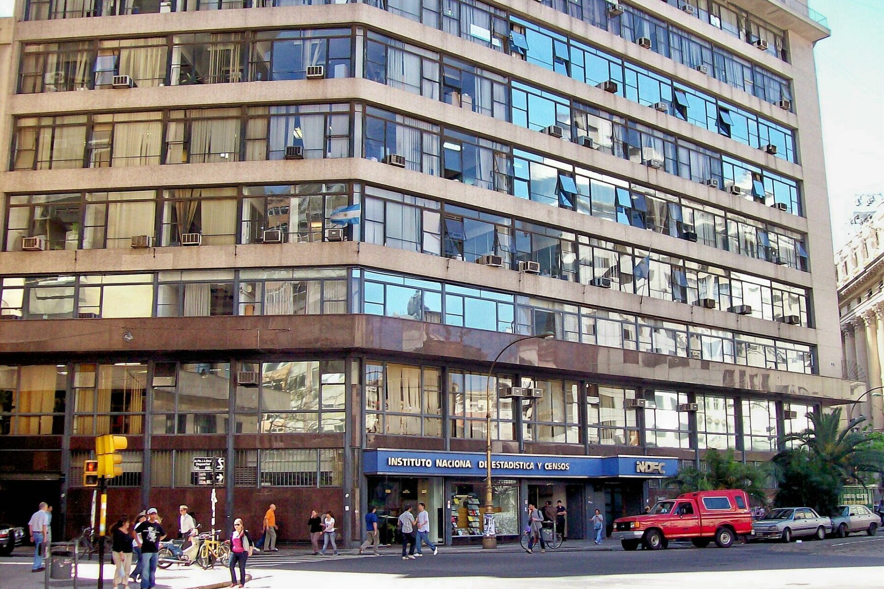 The INDEC statistics institute building in Buenos Aires