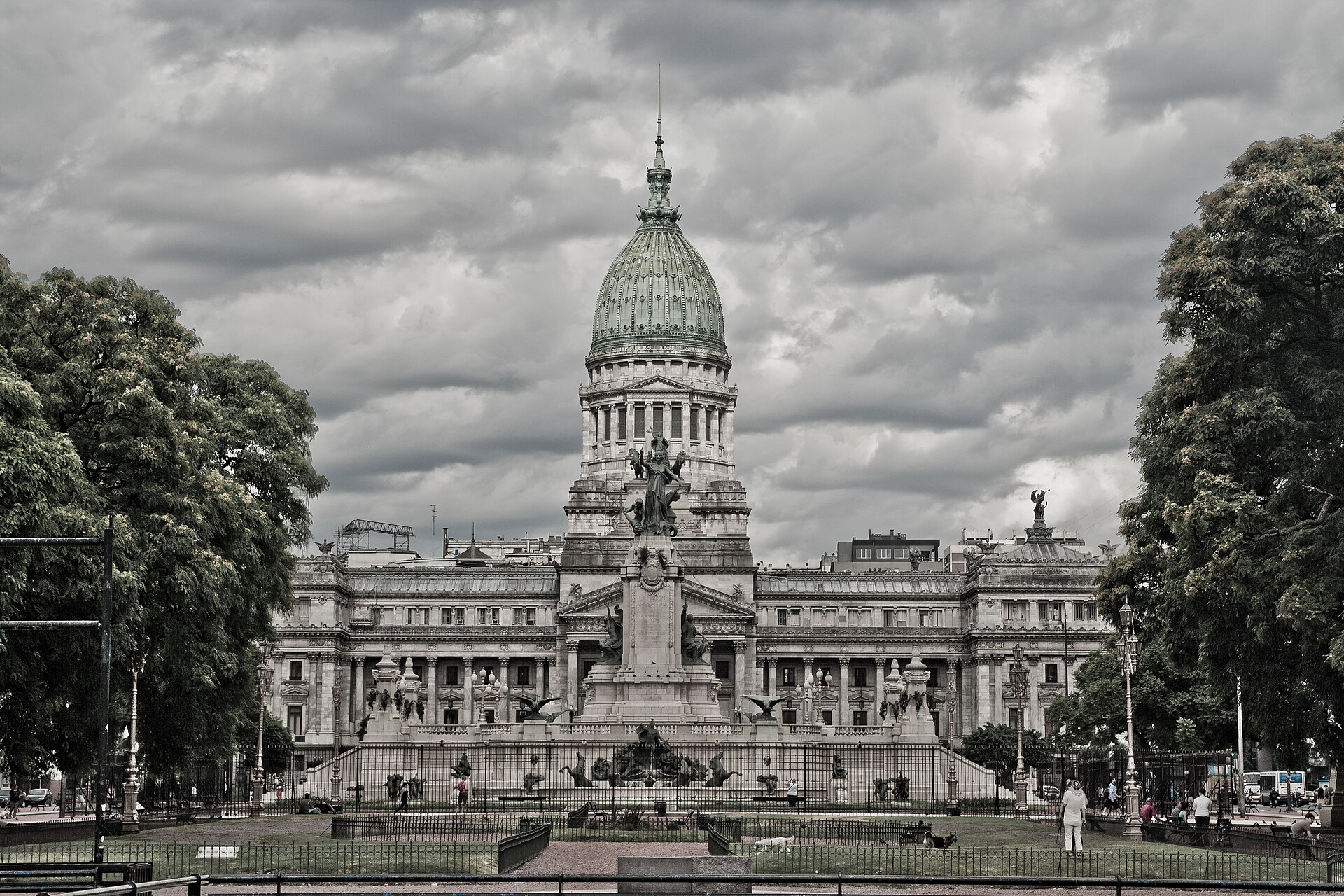 The National Congress building in Buenos Aires