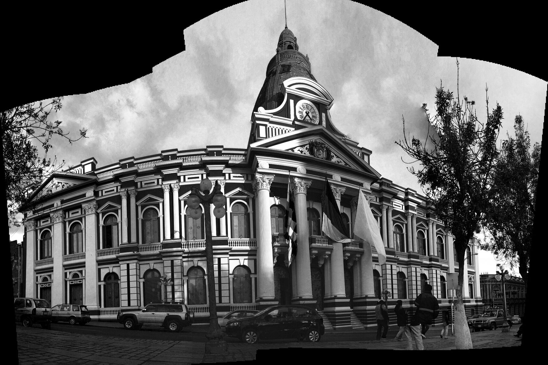 The legislative palace on Plaza Murillo in La Paz, Bolivia