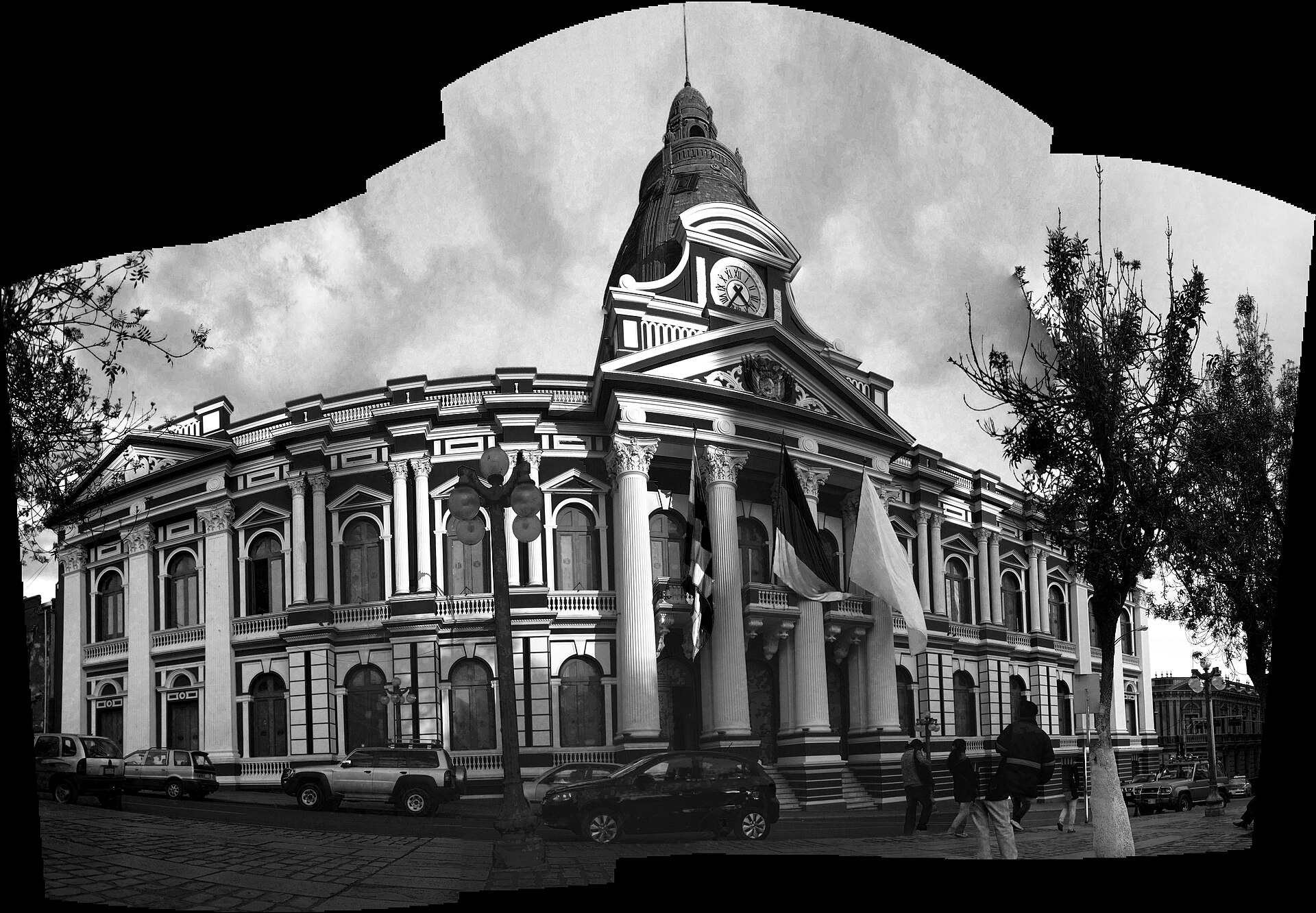 The legislative palace on Plaza Murillo in La Paz, Bolivia