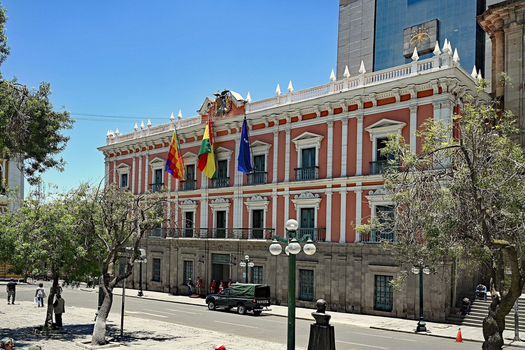 A view across the city of La Paz, Bolivia