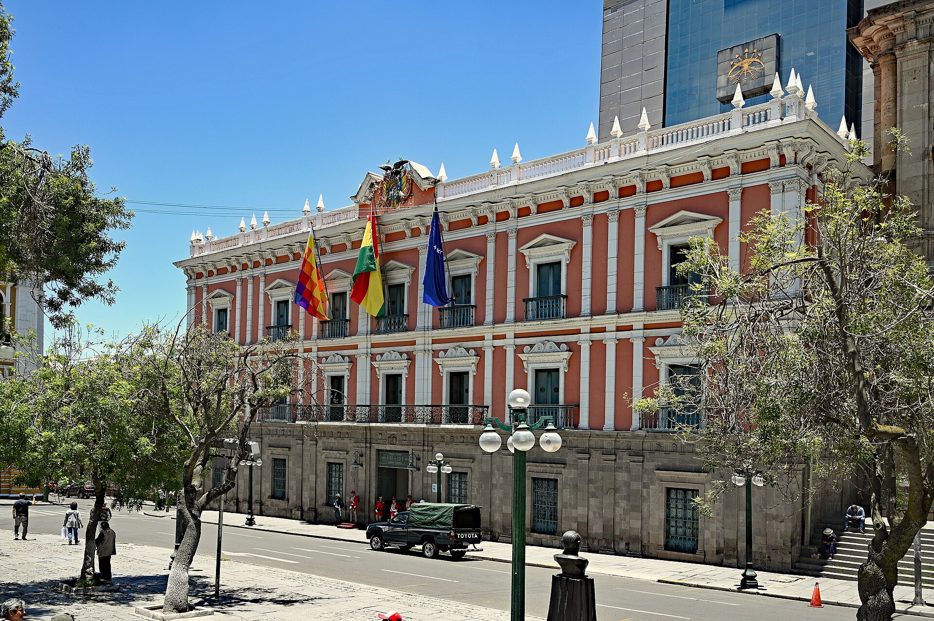 A view across the city of La Paz, Bolivia