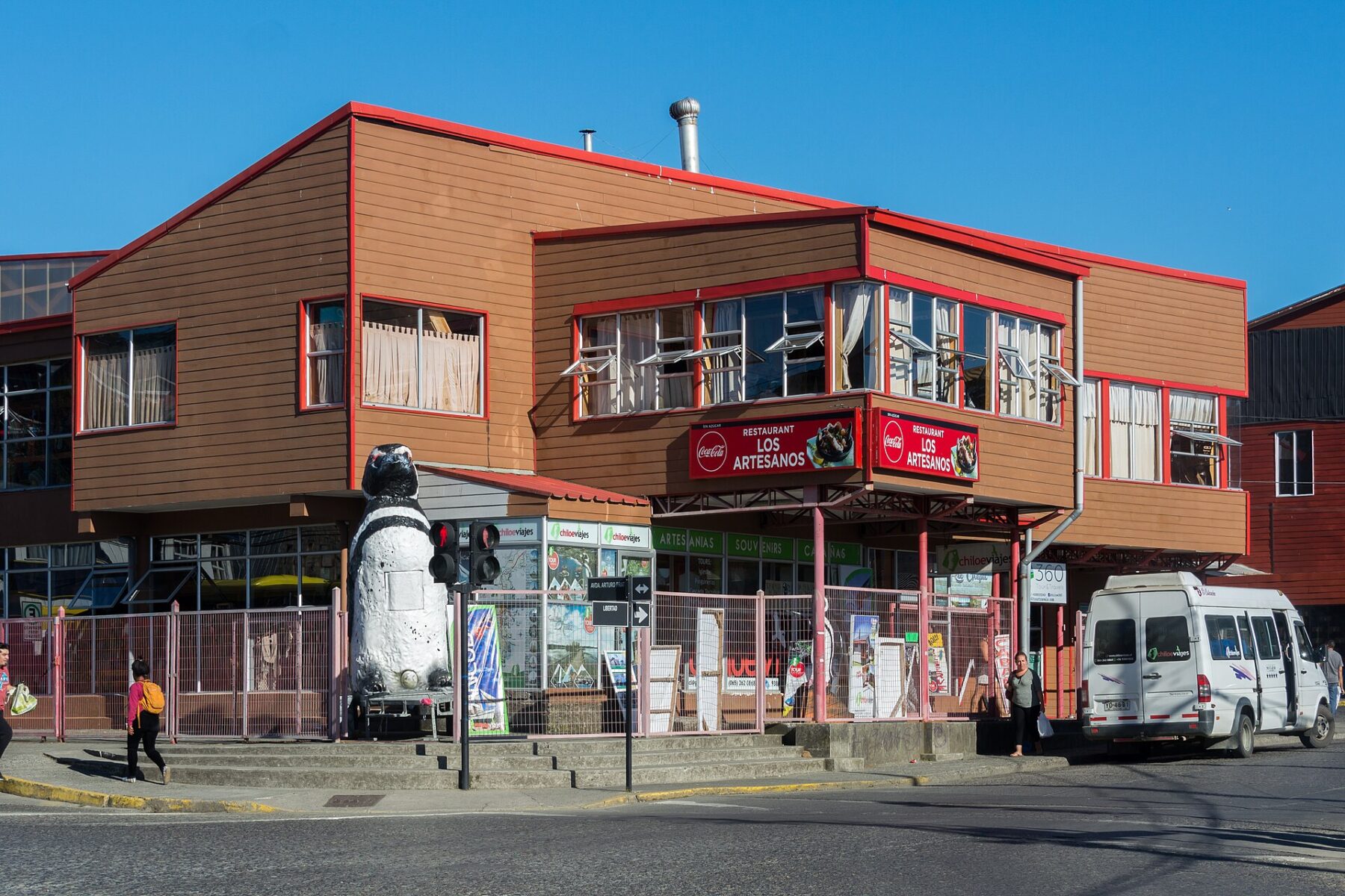 A municipal market building in Ancud, southern Chile
