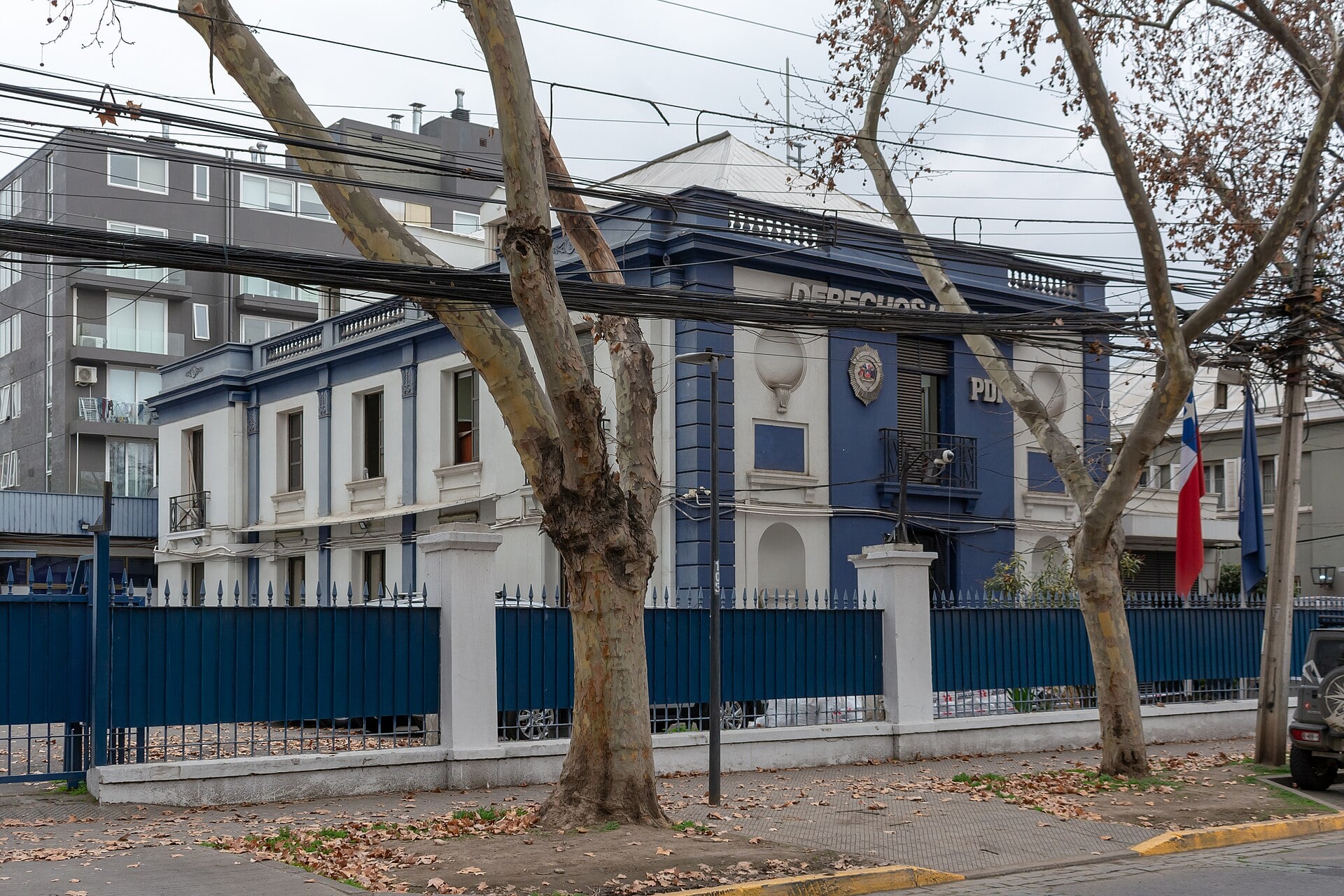 A building of Chile's investigative police force in Providencia, Santiago