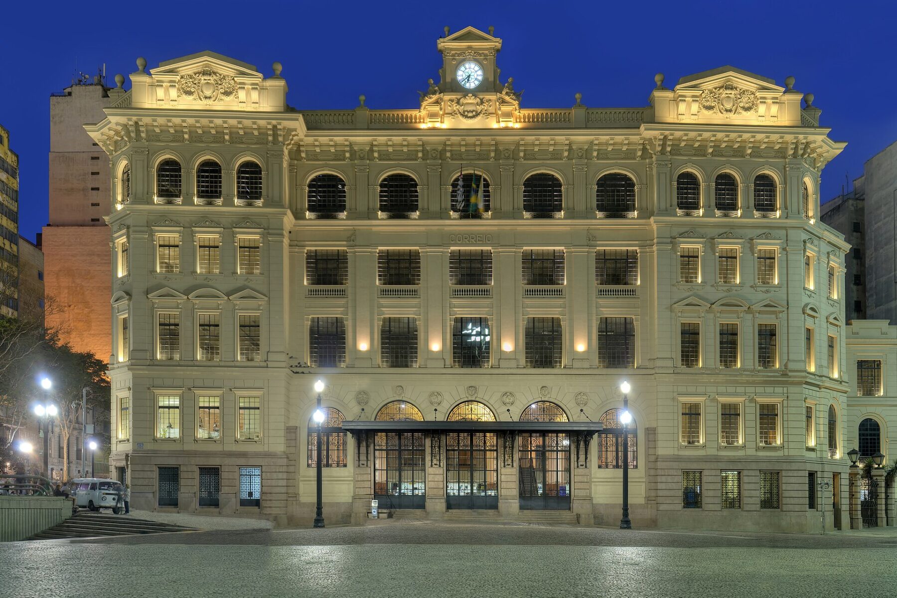 The historic Correios building in Sao Paulo, Brazil