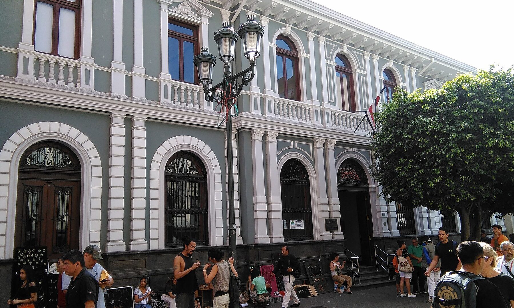 The former Anglo Bank building in San Jose, Costa Rica