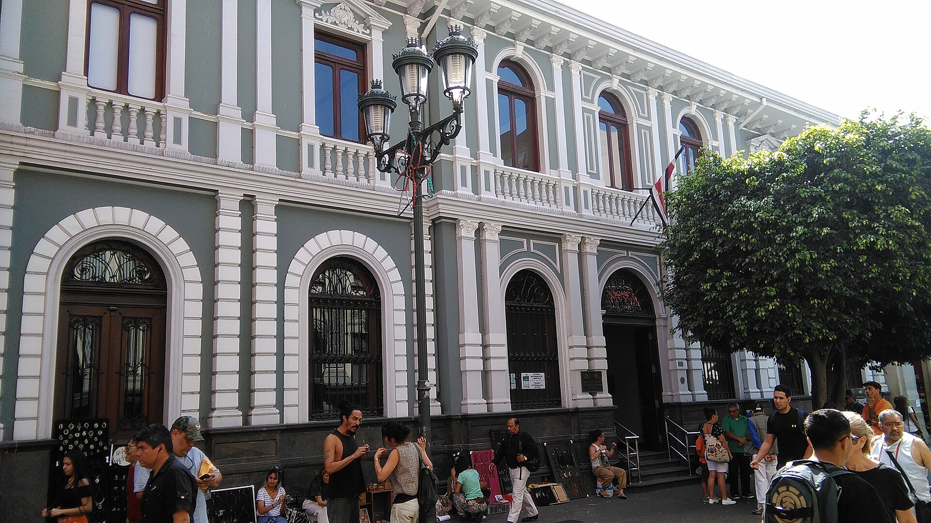 The former Anglo Bank building in San Jose, Costa Rica