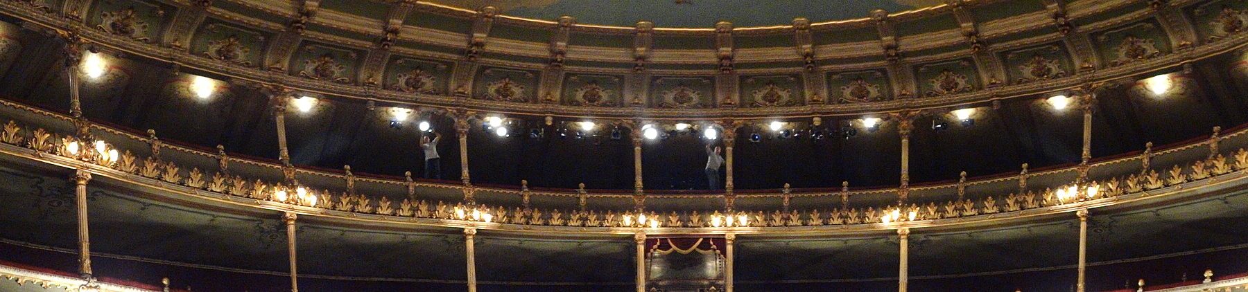 The main auditorium of the National Theatre in San Jose, Costa Rica
