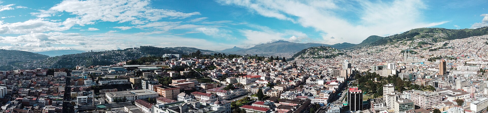 The facade of Ecuador's National Assembly building in Quito