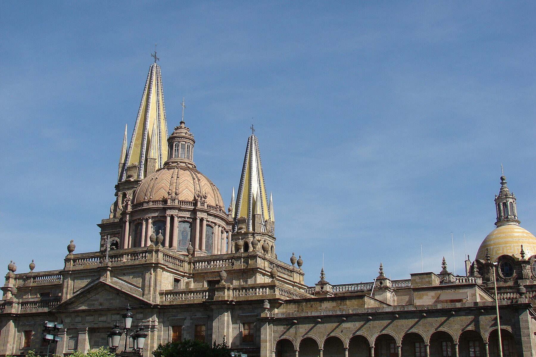 The cathedral in Guadalajara, Mexico