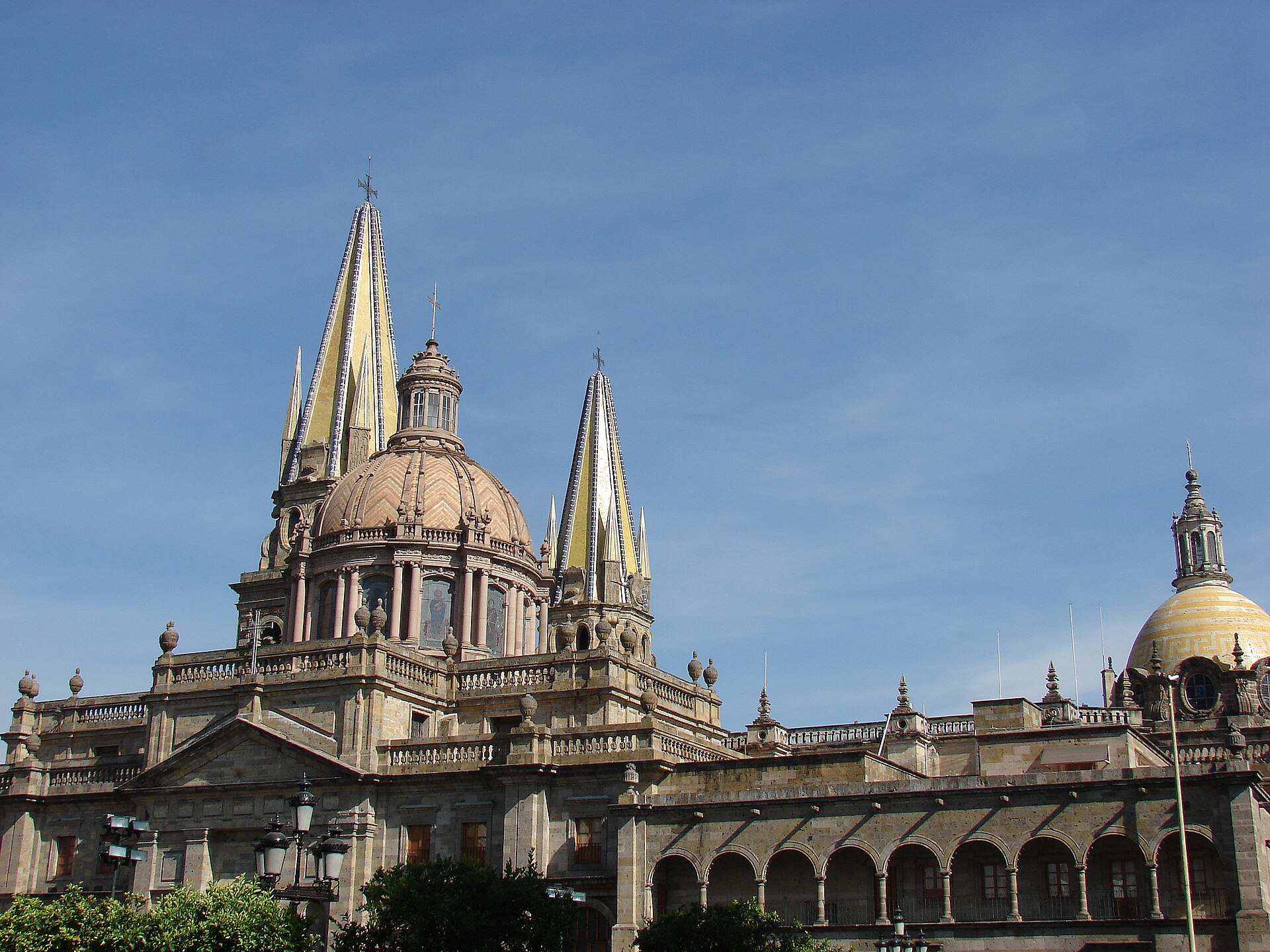 The cathedral in Guadalajara, Mexico