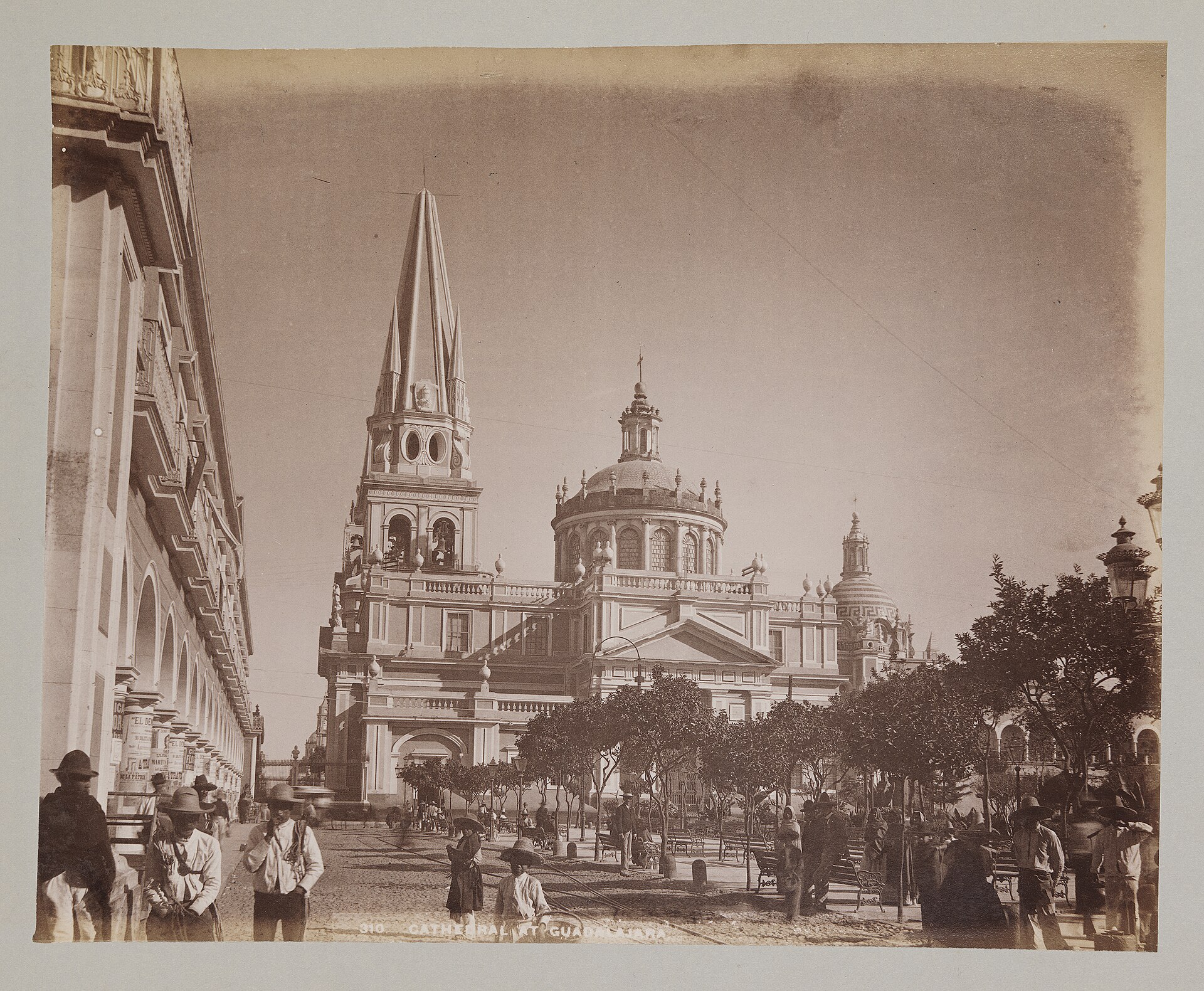 A view of Guadalajara cathedral and the surrounding city