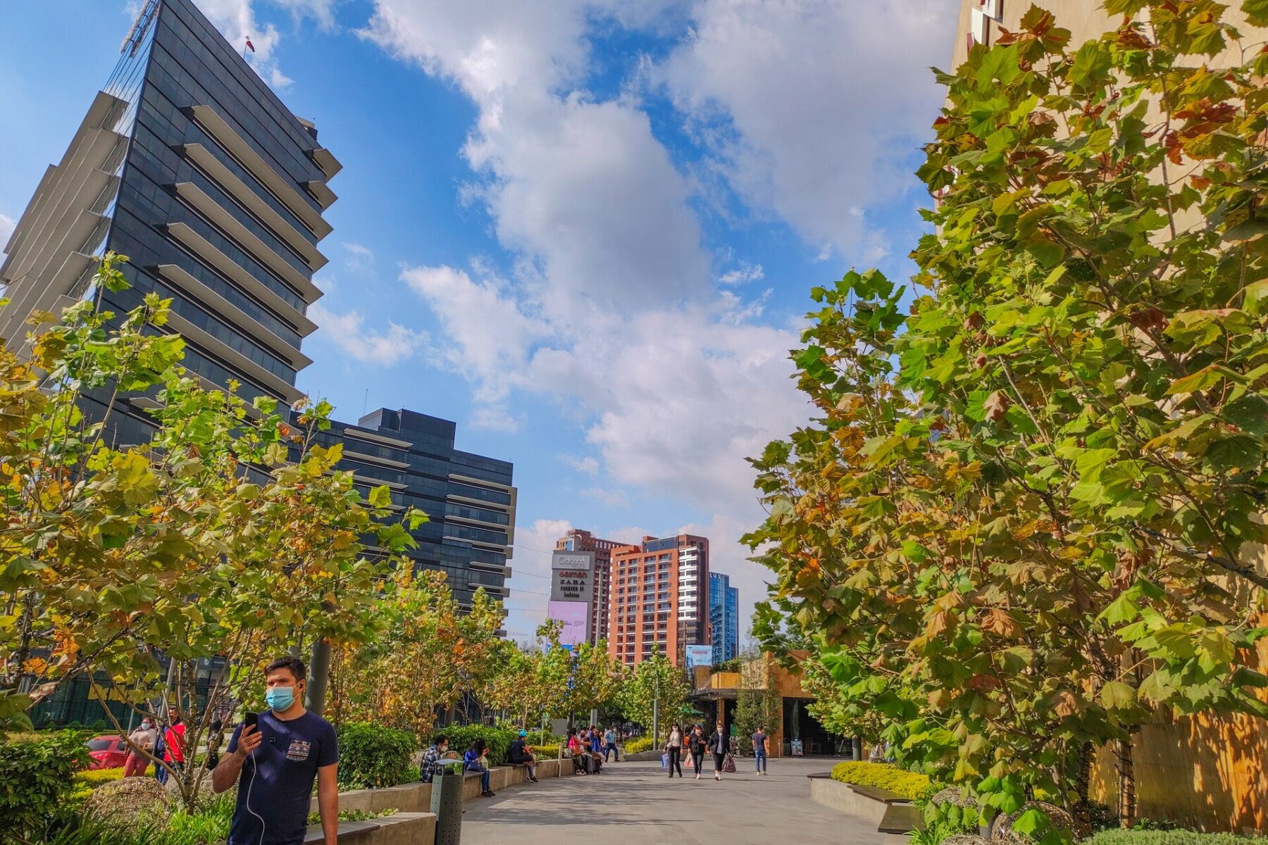 Office buildings in Zone 10 of Guatemala City