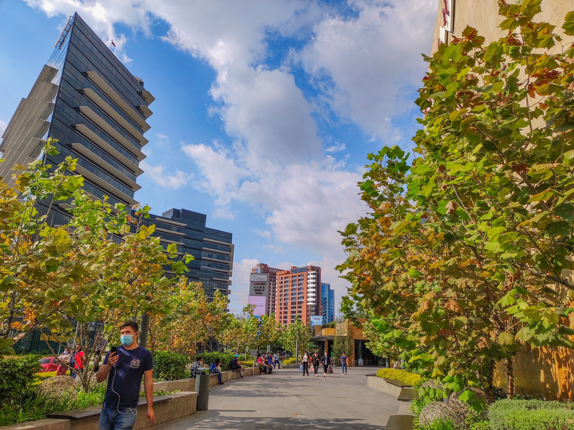Office buildings in Zone 10 of Guatemala City