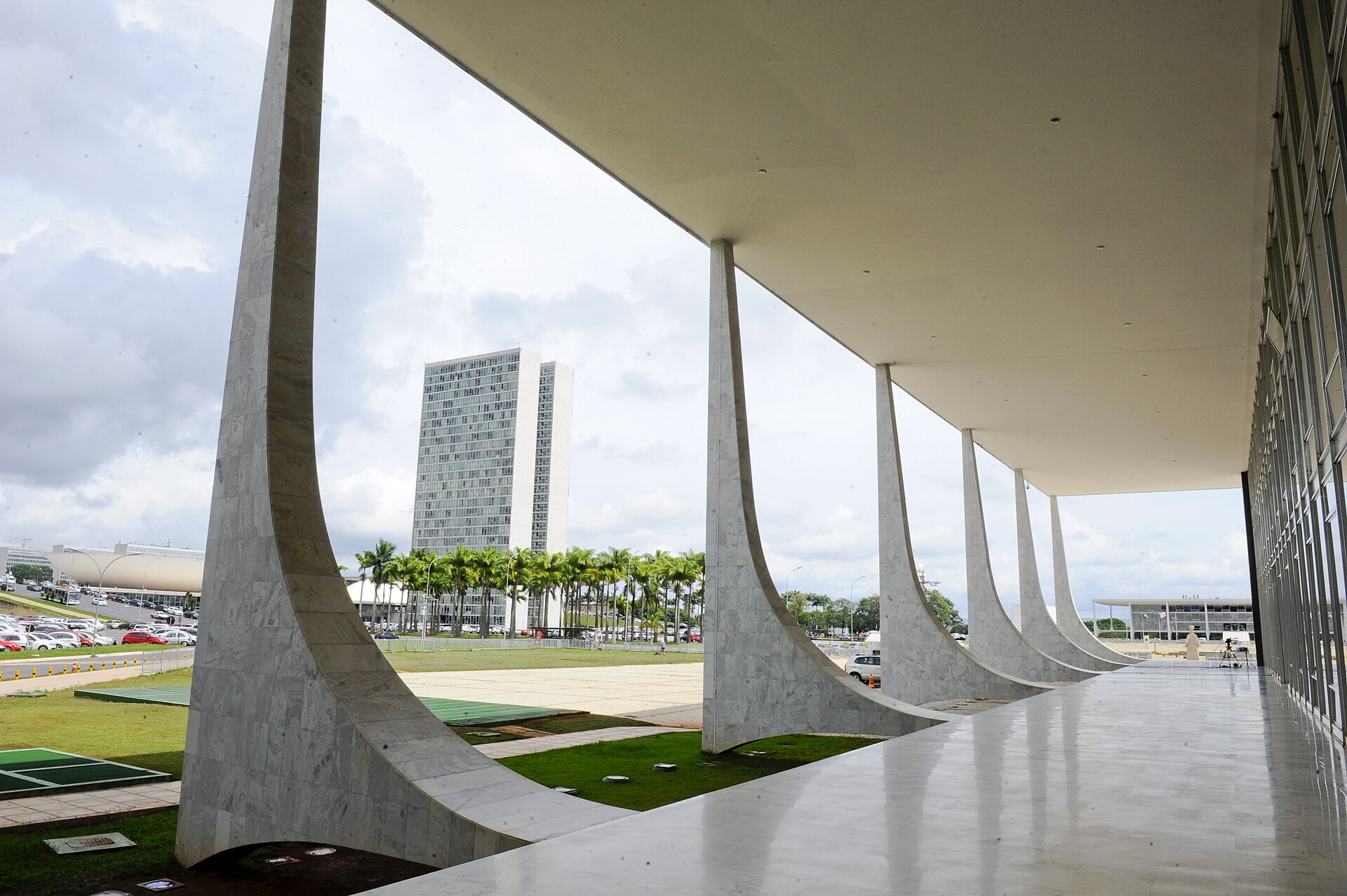 The National Congress building in Brasilia