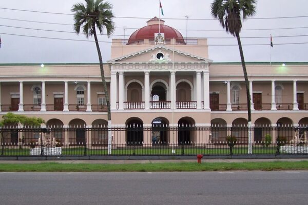 The Parliament Building in Georgetown, Guyana