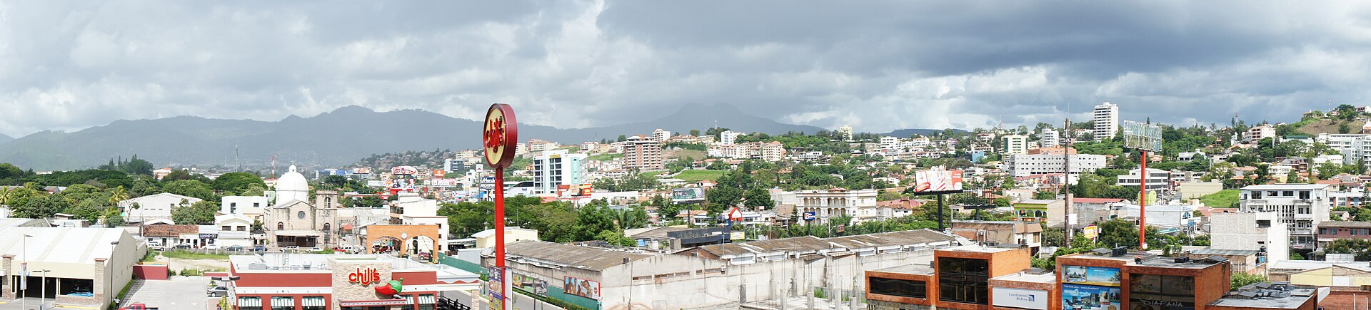 A panoramic view of Tegucigalpa, Honduras