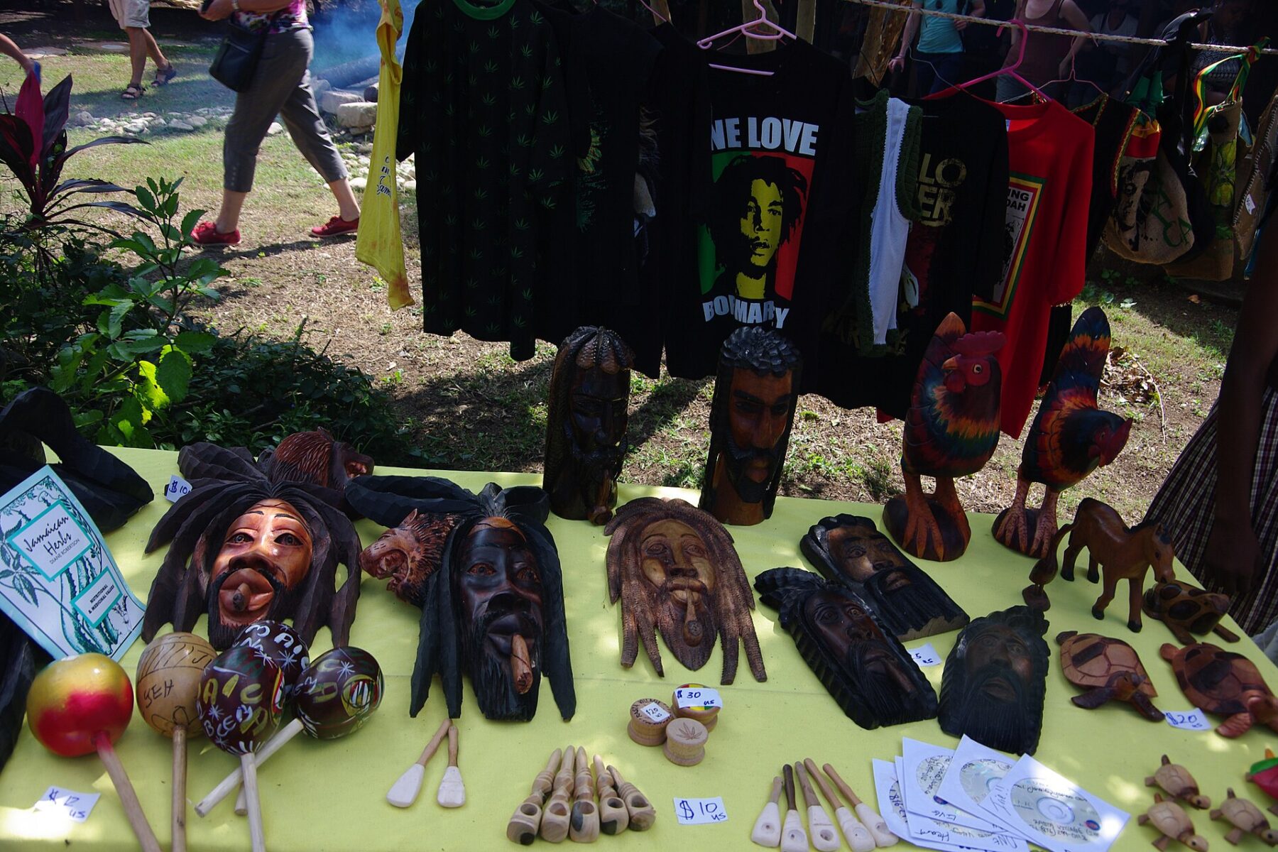 A street scene in Montego Bay, Jamaica