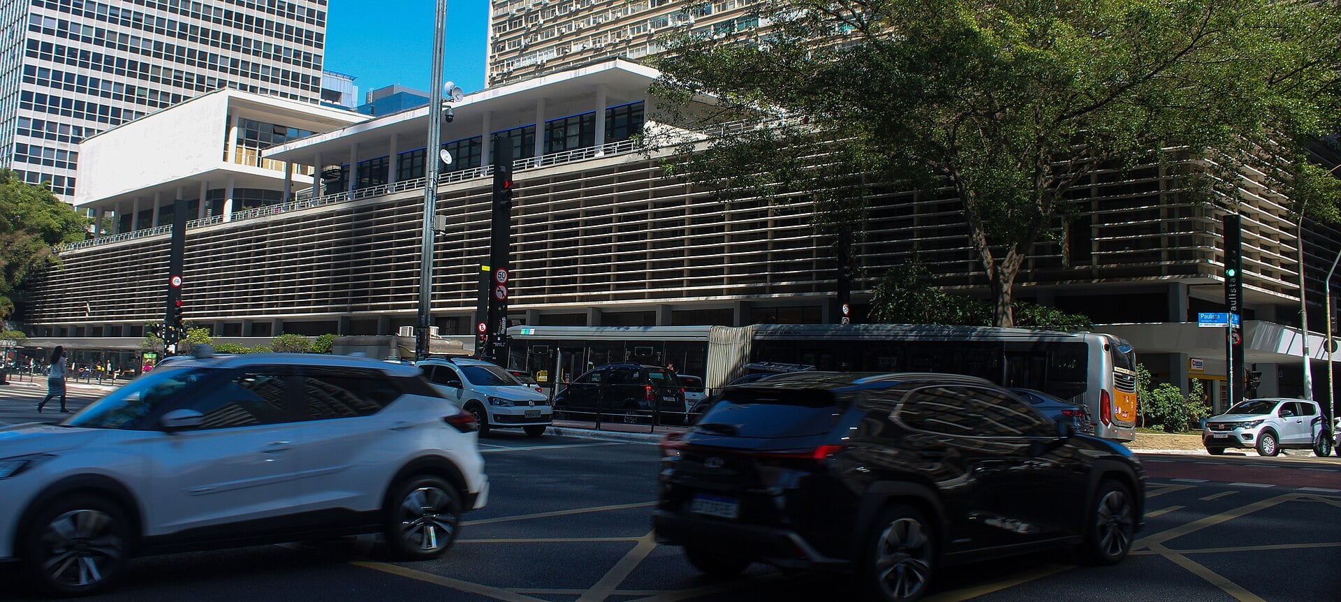 The Conjunto Nacional building on Avenida Paulista, Sao Paulo