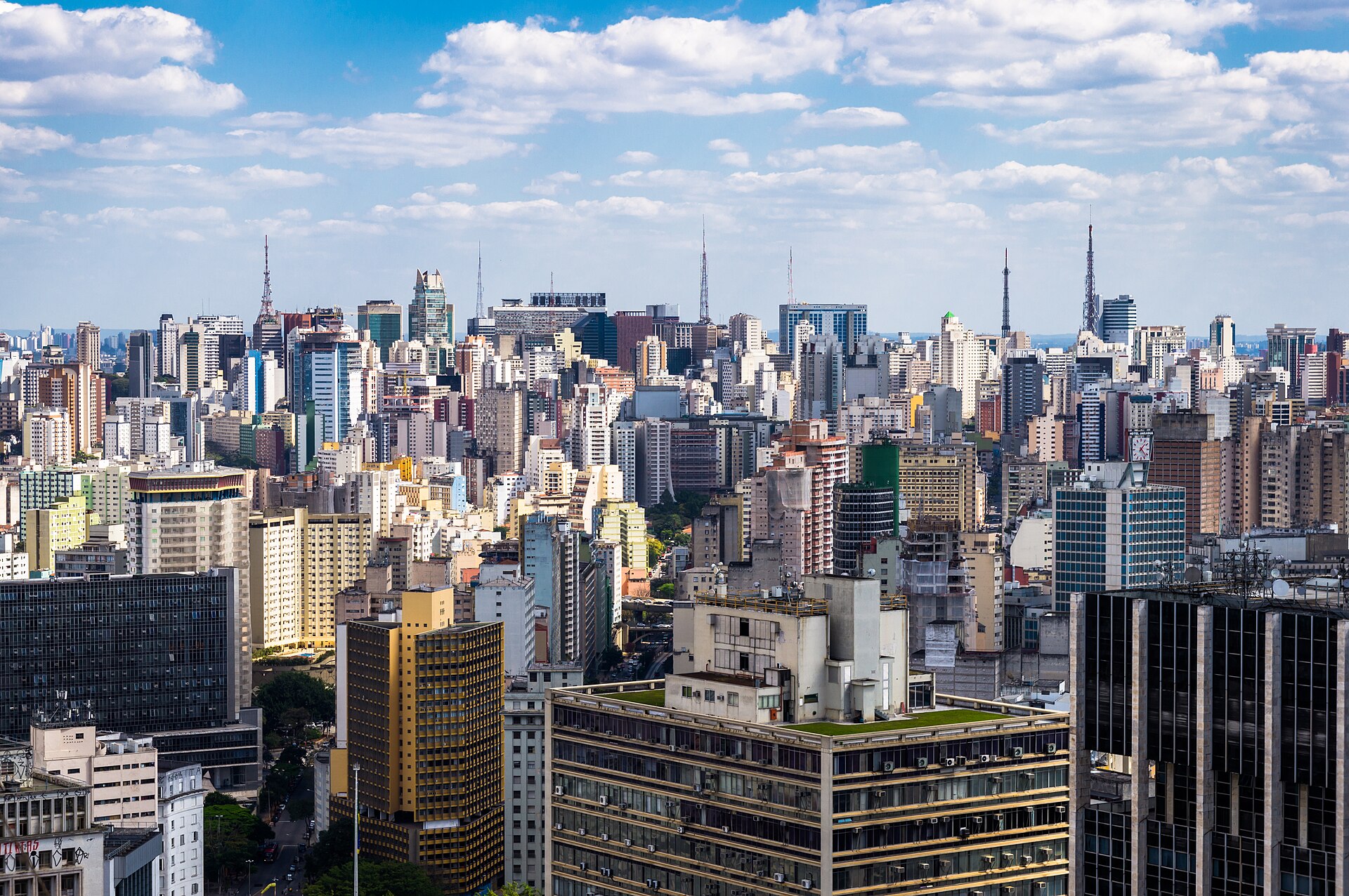A view over the city of Sao Paulo, Brazil