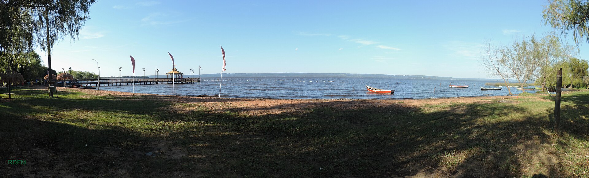 A view across Lake Ypacarai in Paraguay