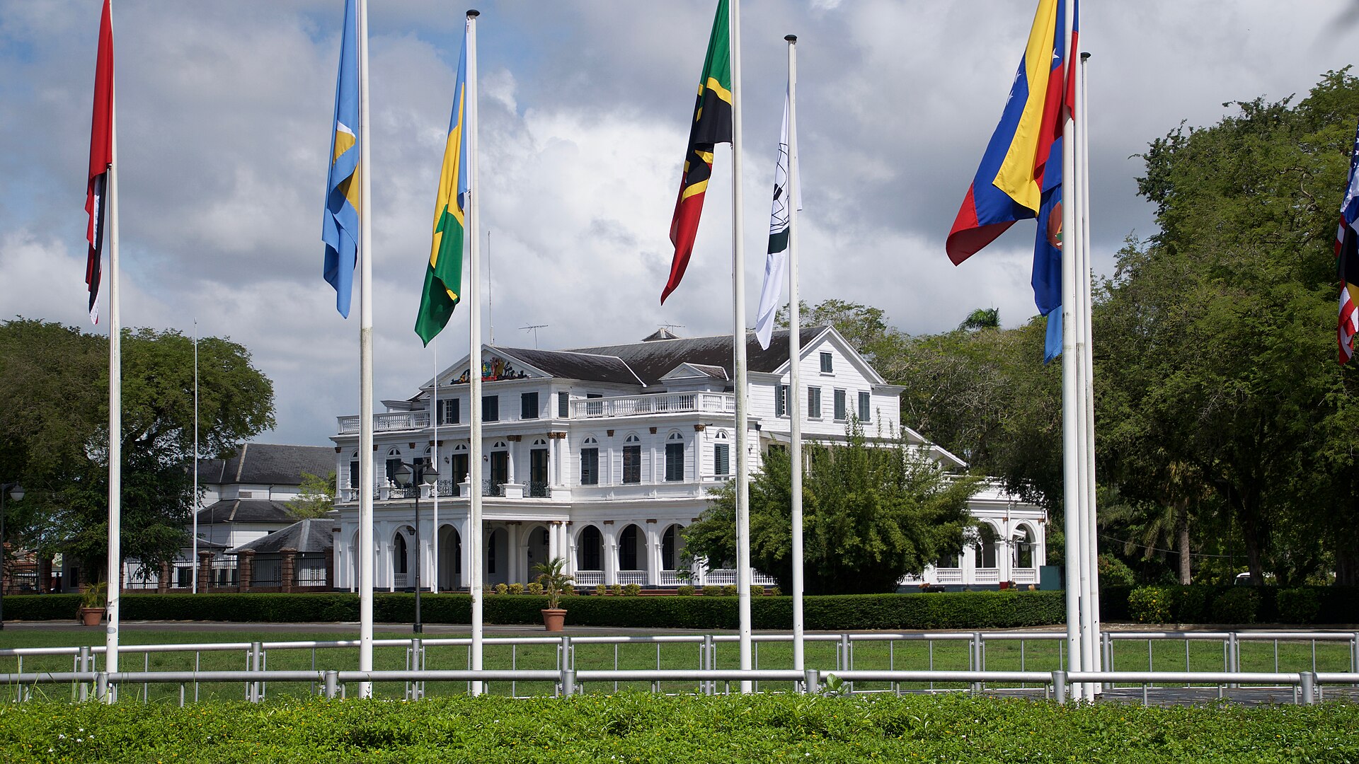 A street in Paramaribo, Suriname