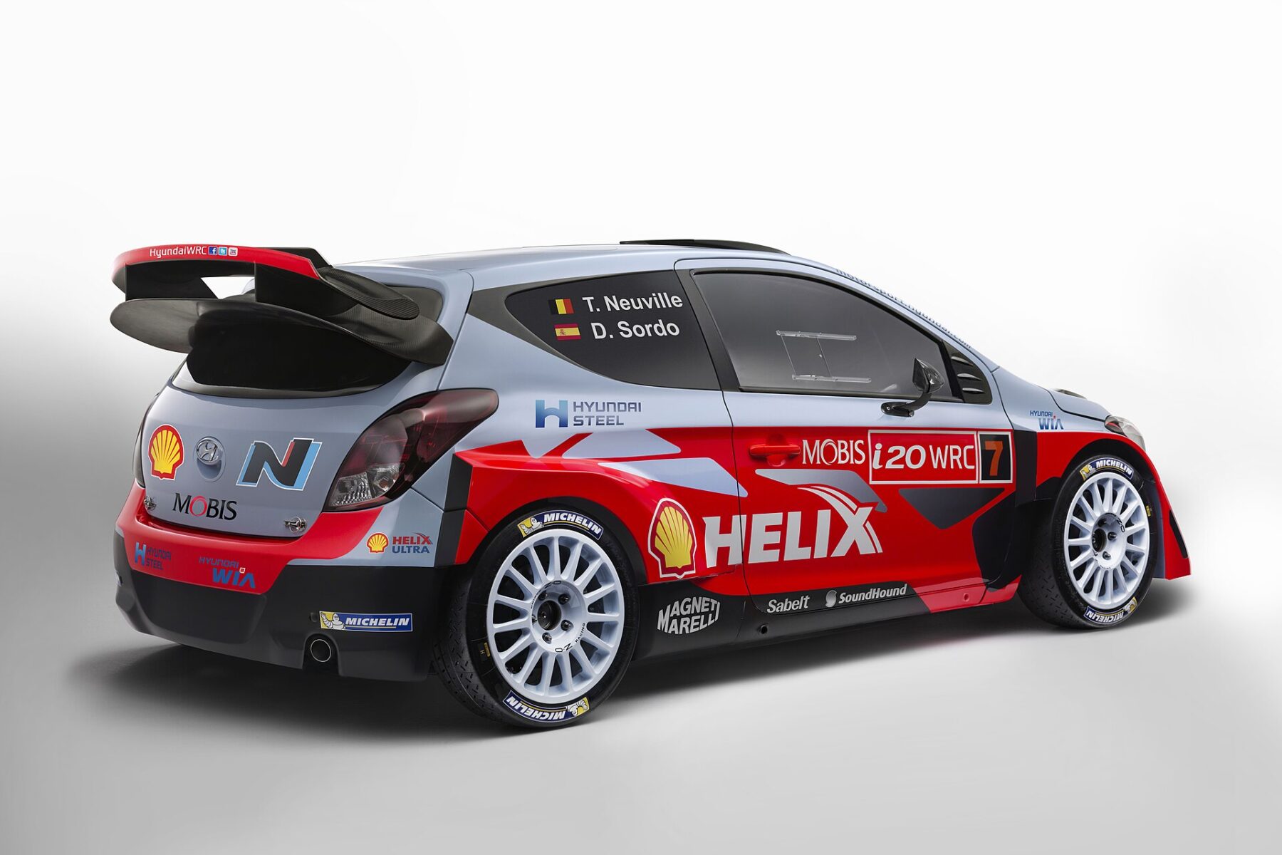 A World Rally Championship car on a gravel stage