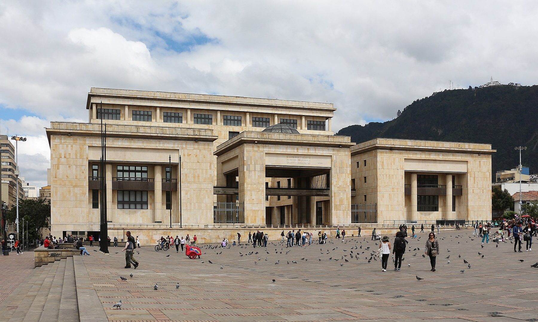 The Palace of Justice in Bogota, Colombia