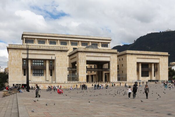 The Palace of Justice in Bogota, Colombia