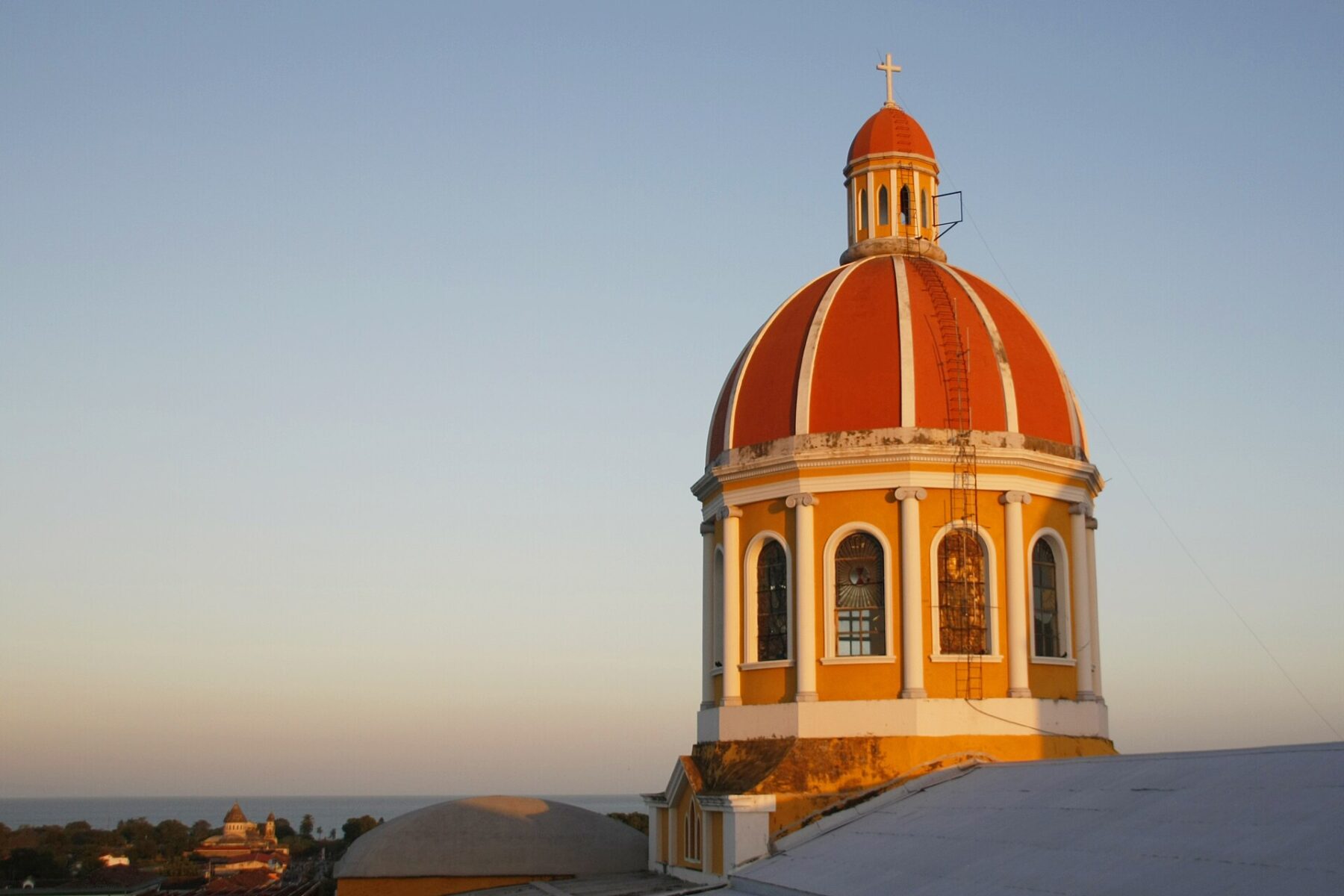 is Nicaragua safe for expats Granada cathedral dome