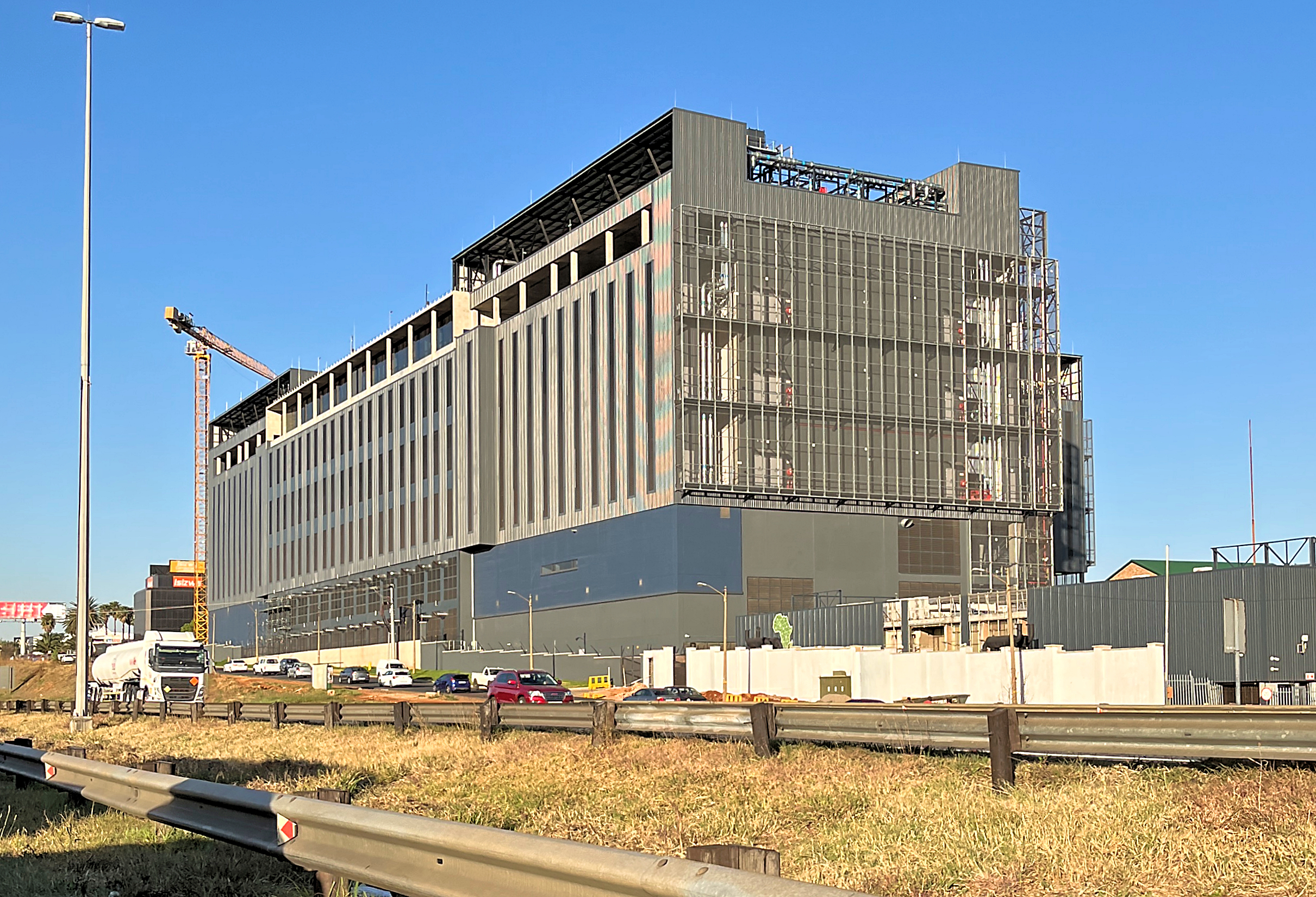 South Africa data centres — a facility under construction at Isando, Gauteng