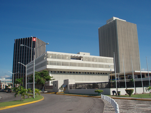 Jamaica explained 2026 — office buildings on the downtown Kingston waterfront