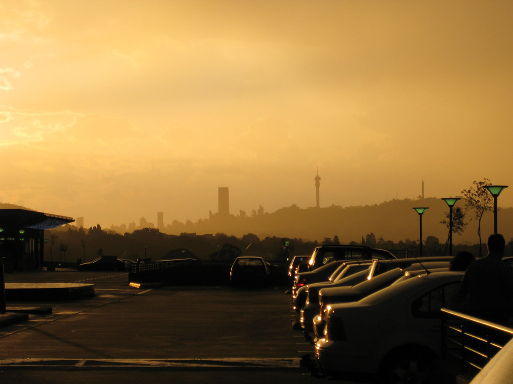 Rand outlook Johannesburg skyline South Africa currency 2026