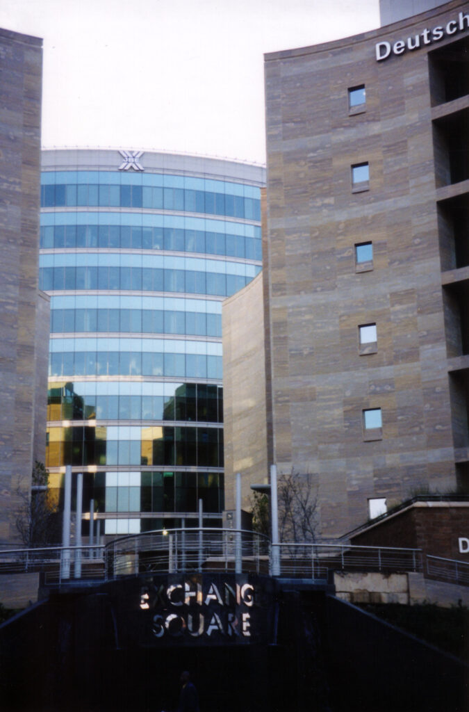 The Johannesburg Stock Exchange building at Exchange Square, Sandton