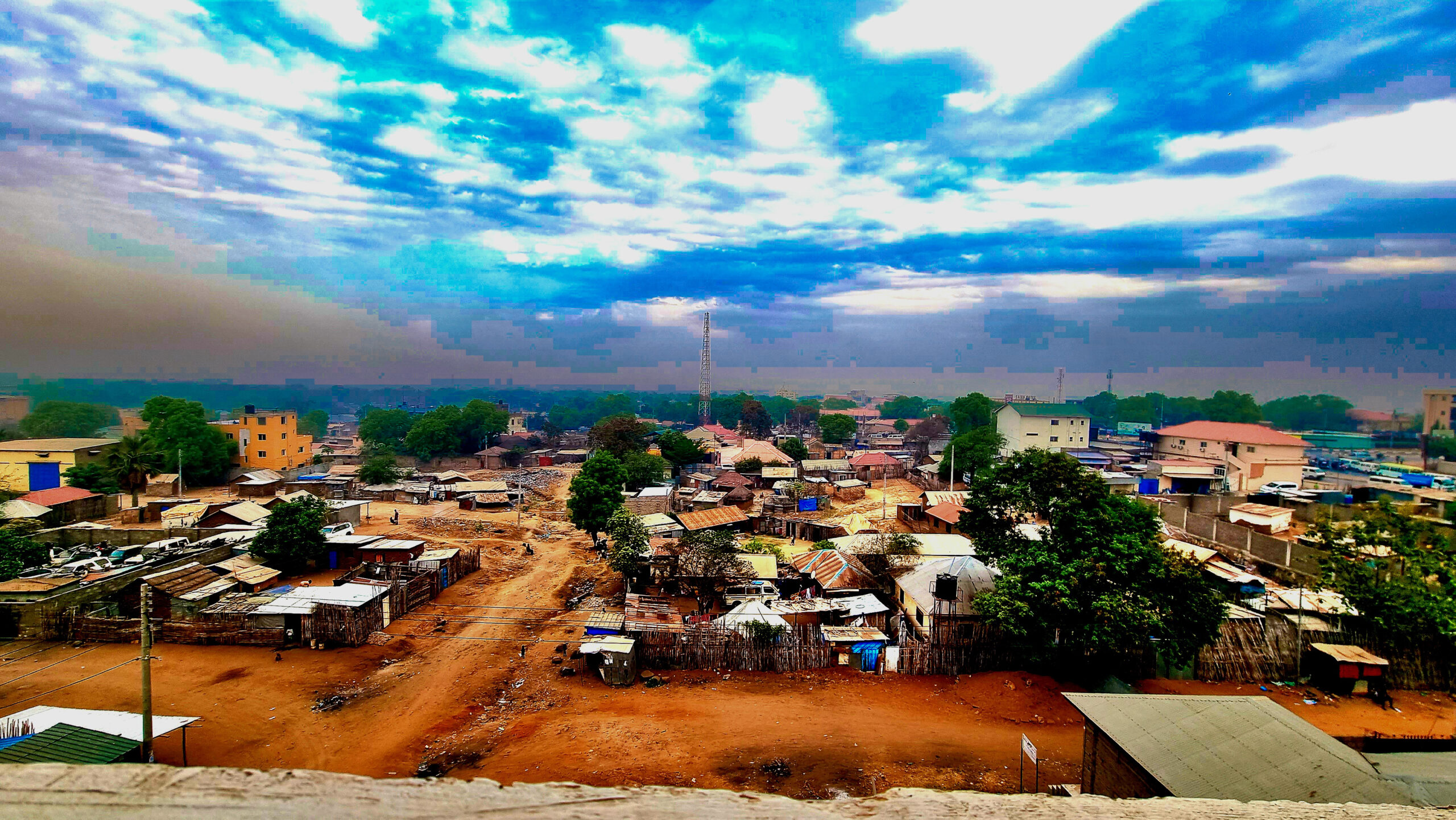 South Sudan elections — an aerial view of Juba