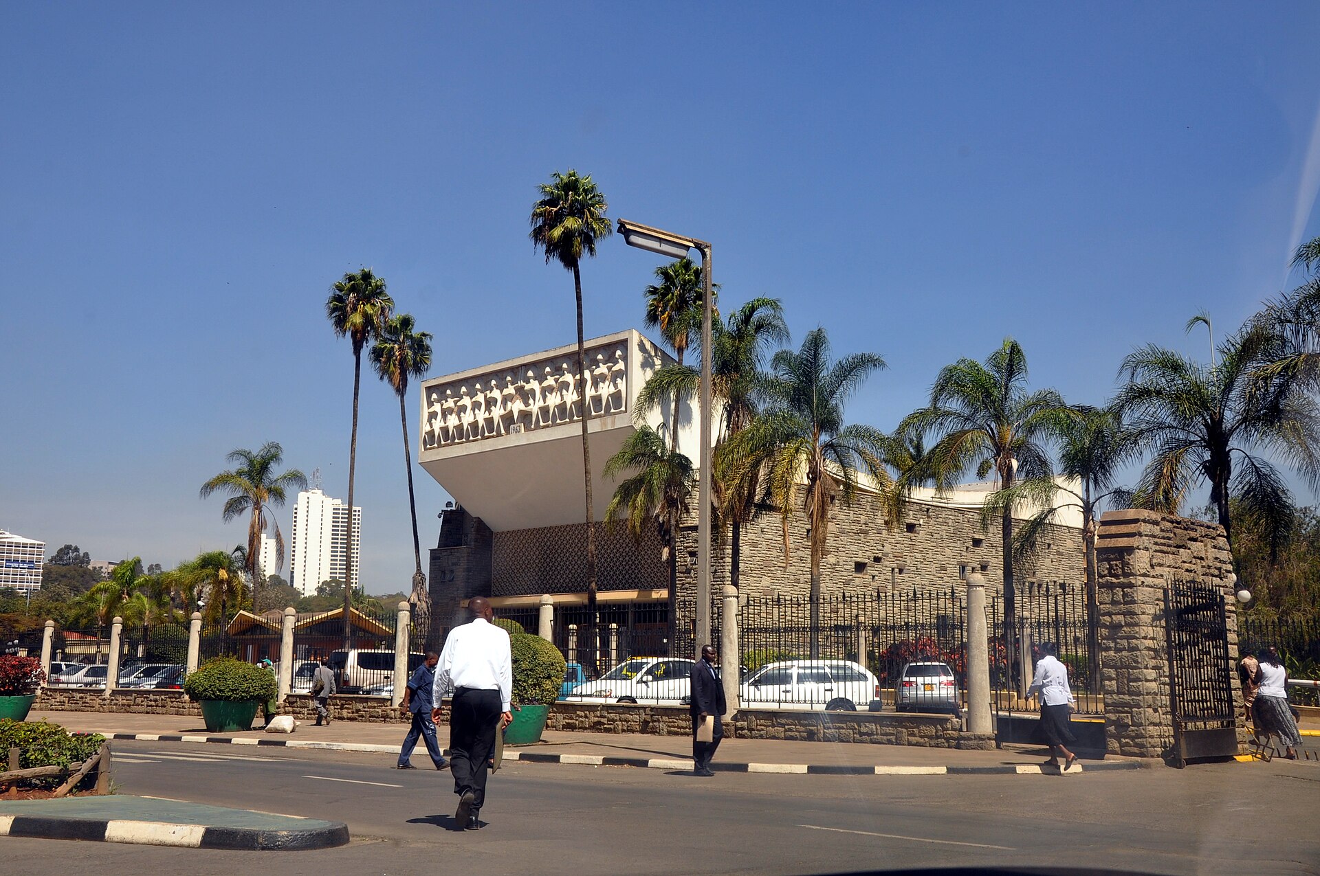 The Parliament Buildings in Nairobi, Kenya